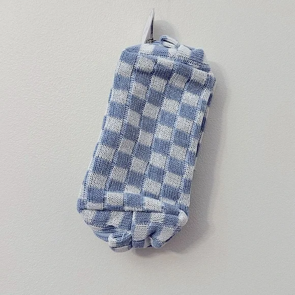 Blue Checkered Cosmetic Case | NWT - Picture 7 of 8